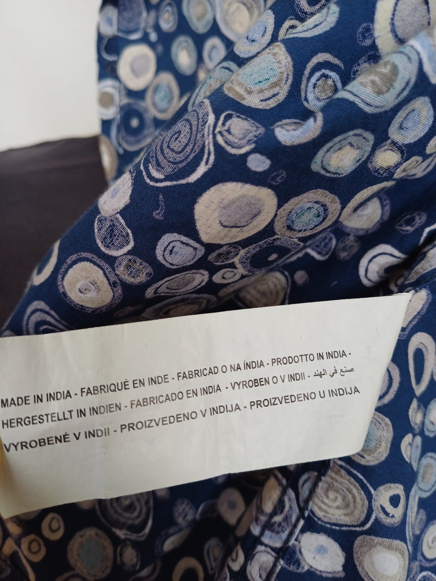 Desigual Regular Fit All Over Circle Cotton Button-Up Shirt Mens S