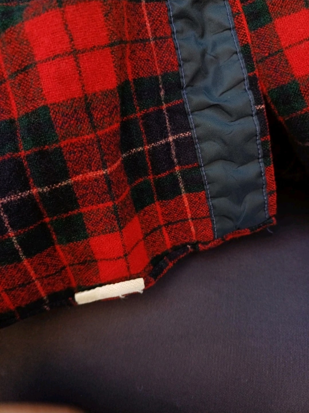 Vintage Pendleton Flannel Wool Plaid Button Shirt Size 15.5/Mens M