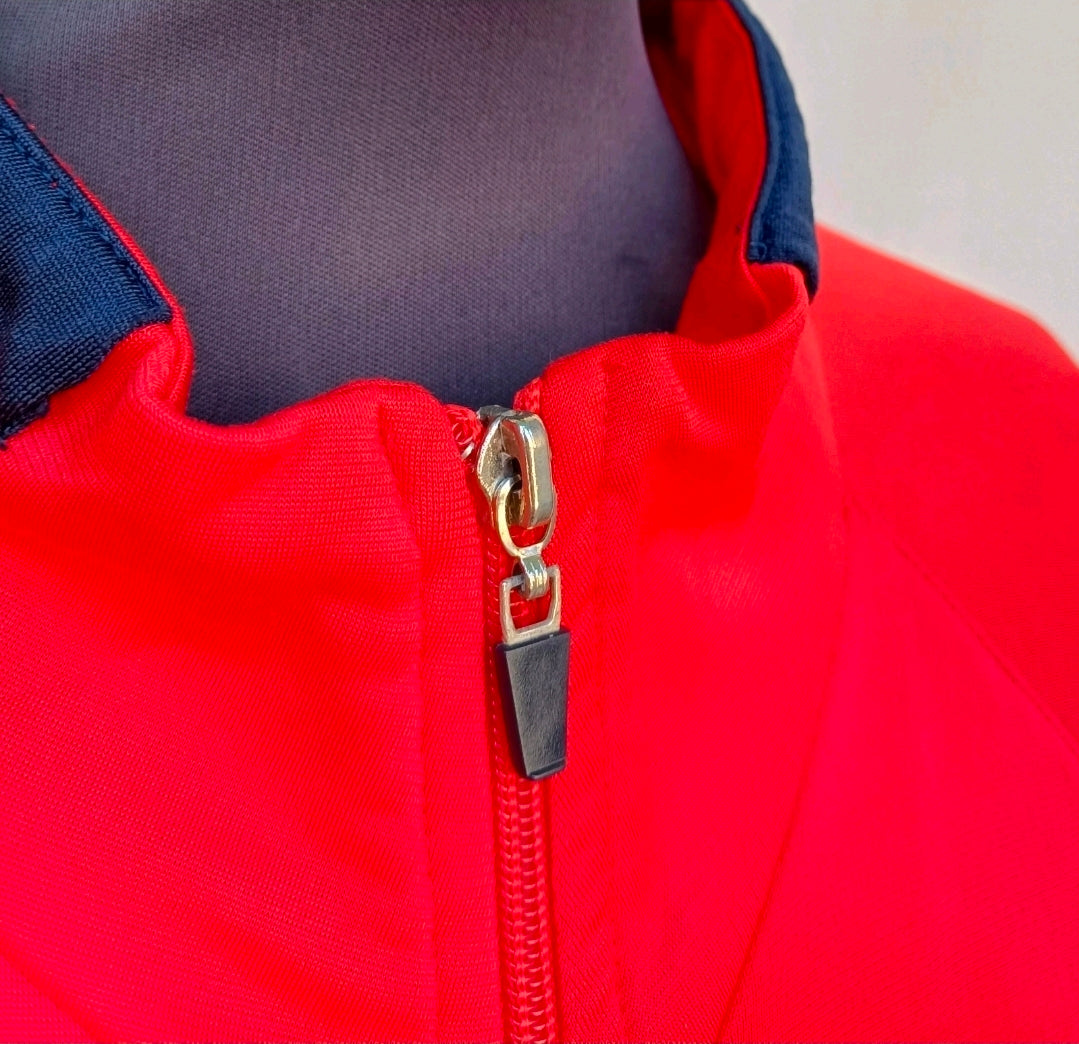 Vintage 90s Hummel Full Zip Track Top Jacket Mens L Oversized