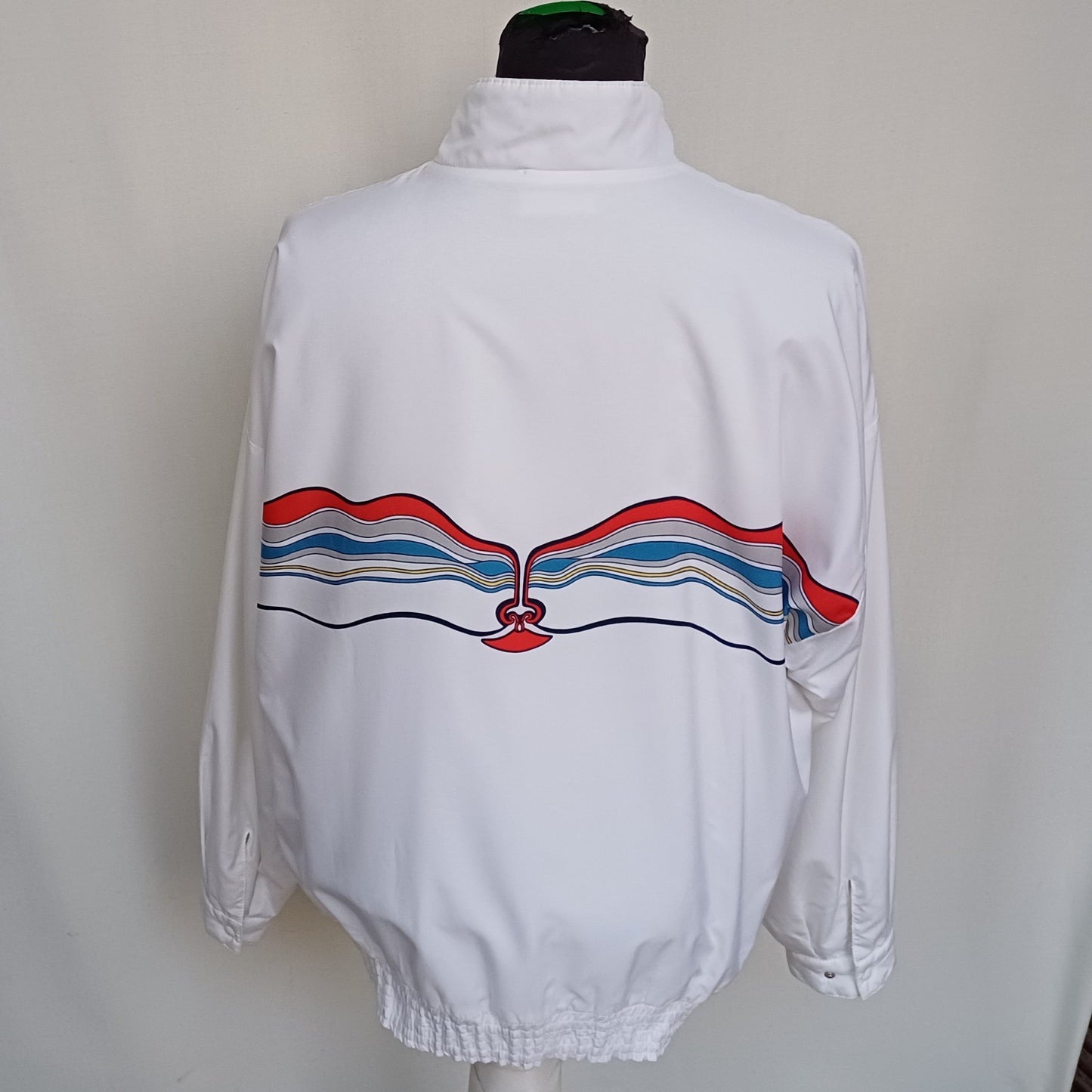 Vintage 80s Adidas Ivan Lendl Zip Track Top Jacket Mens L