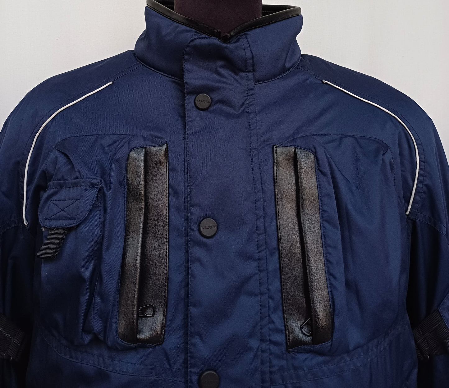 Hein Gericke Textile Motorcycle Zip/Snap Jacket Mens L