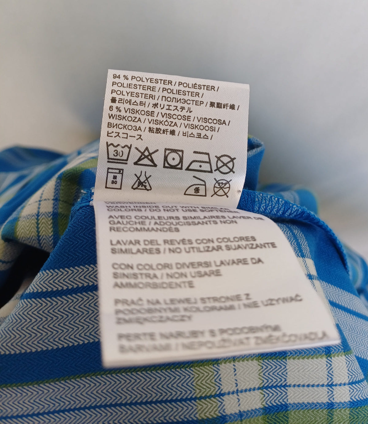Jack Wolfskin Plaid Outdoor Button-Up shirt Mens L