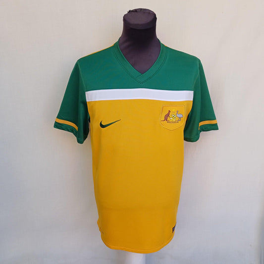 New Without Tags Australia 2010/2011 Home World Cup Nike Football Shirt Mens M