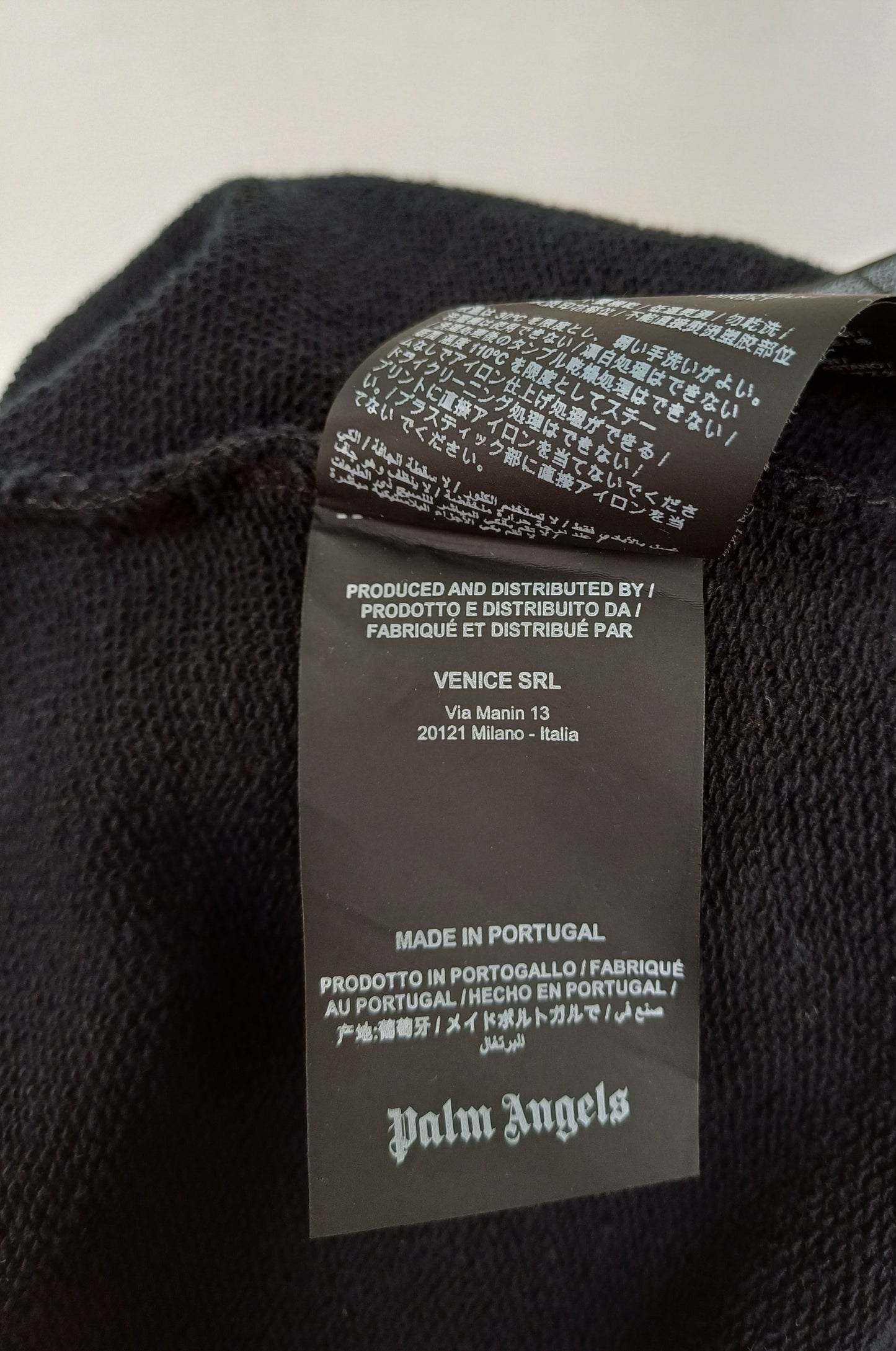 Palm Angels Greetings From All Over Pullover Hoodie Mens M Oversized