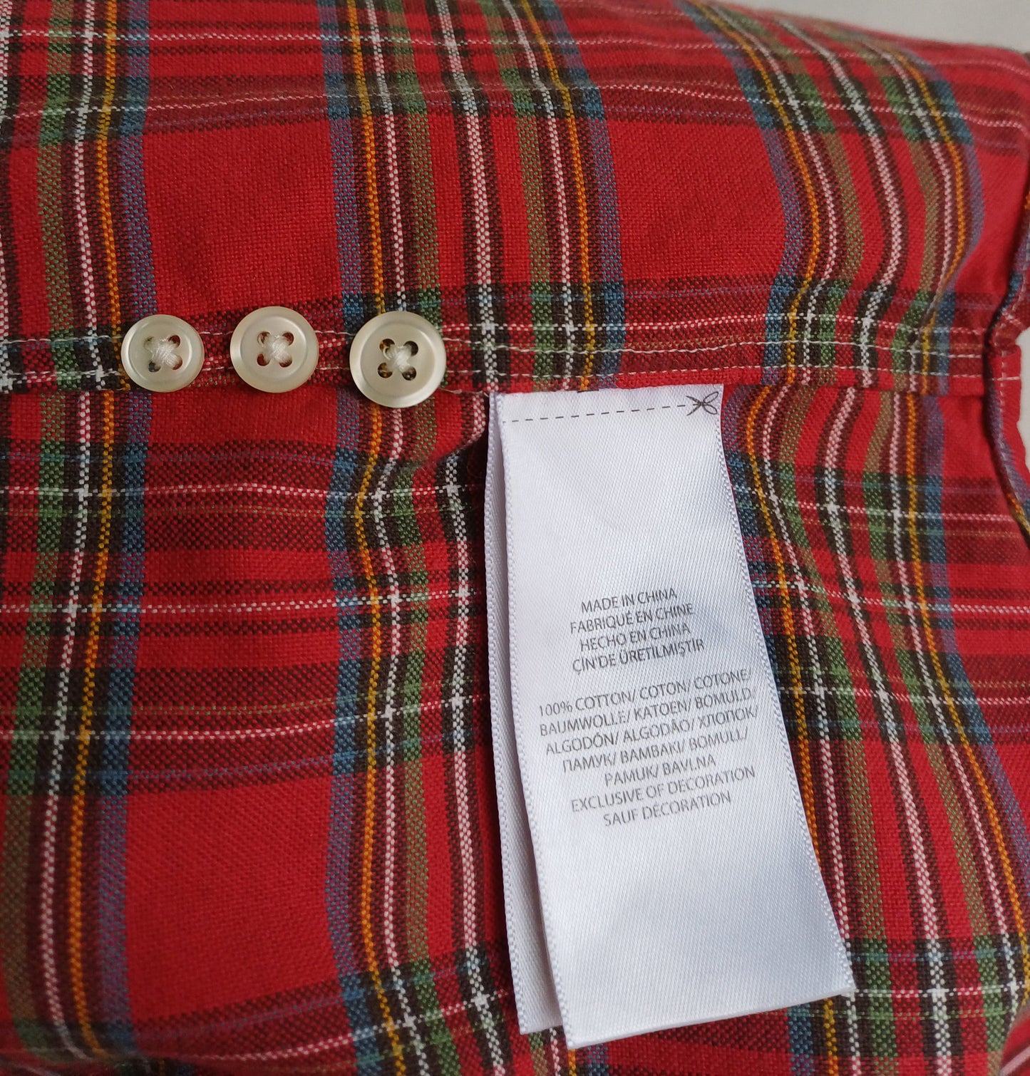 Ralph Lauren Classic Fit Plaid Button Down Long Sleeve shirt Mens M