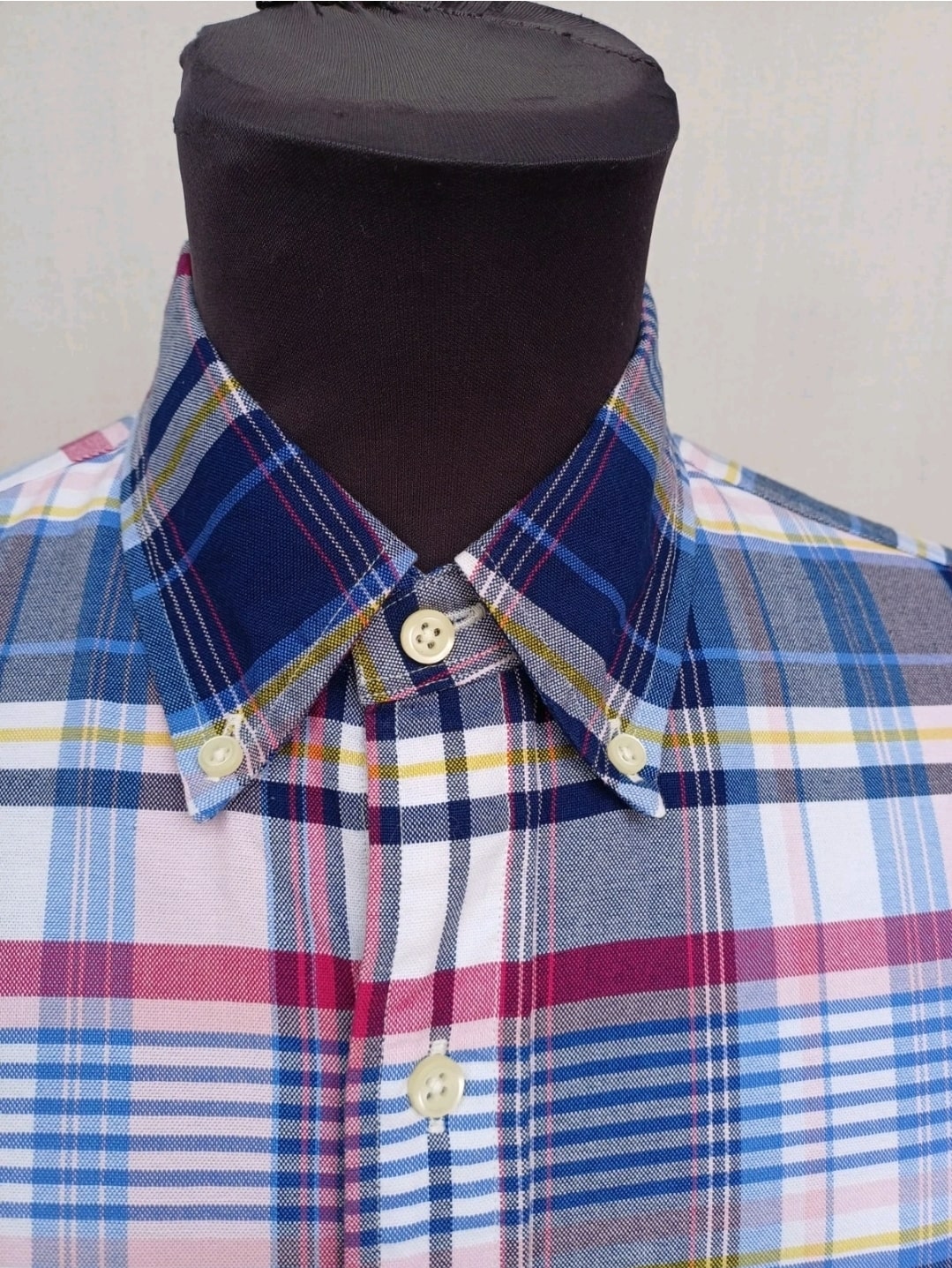 Ralph Lauren Custom Fit button-Up Check Long Sleeve shirt Mens S