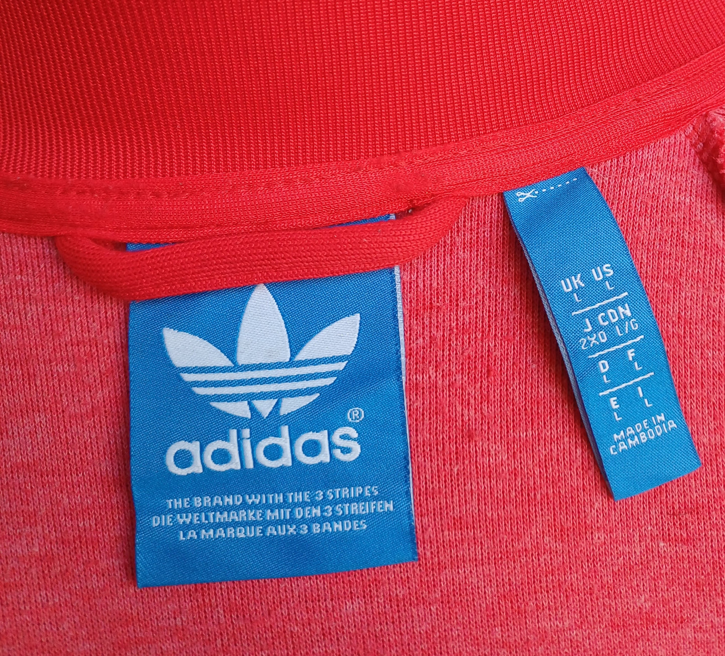 Adidas Originals Superstar Zip Track Top Jacket Striped Mens L