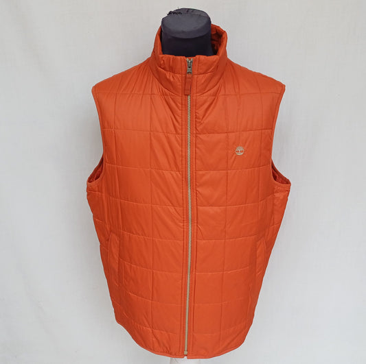 Timberland Full Zip Quilted Padded Vest Mens  L