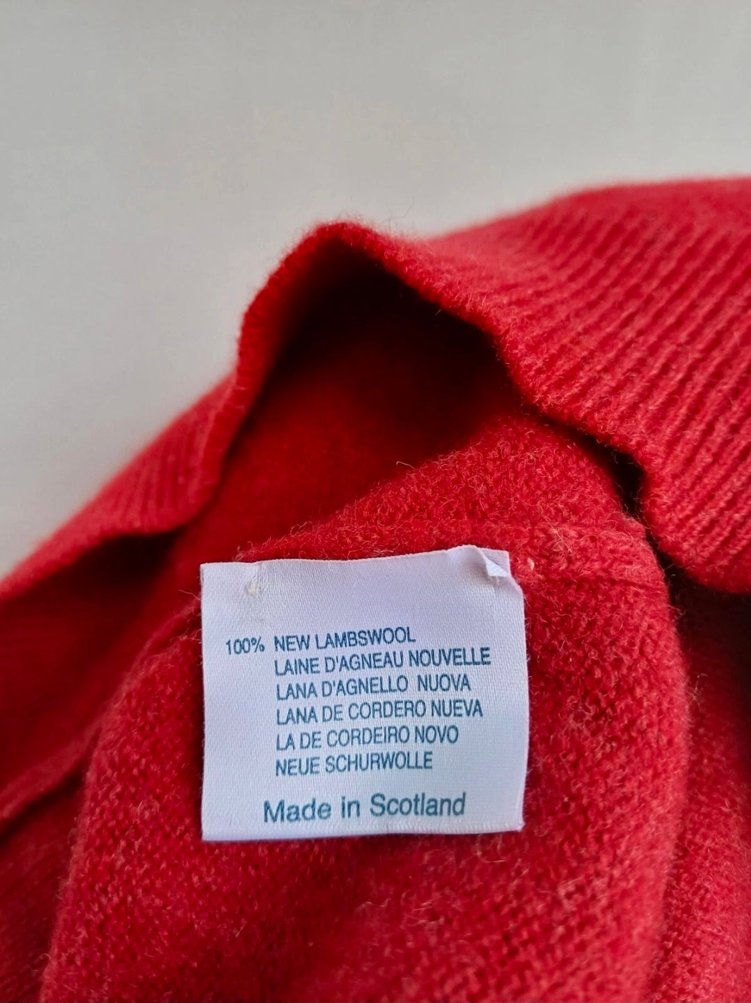 William Lockie Lambswool Crew Neck Sweater Scotland Jumper Mens 2XL