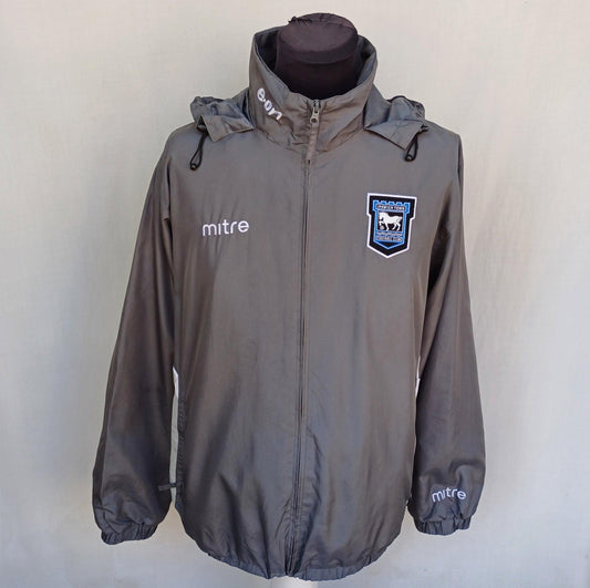 Ipswich Town 2007/2008 Mitre Rain Training Top Jacket Mens L