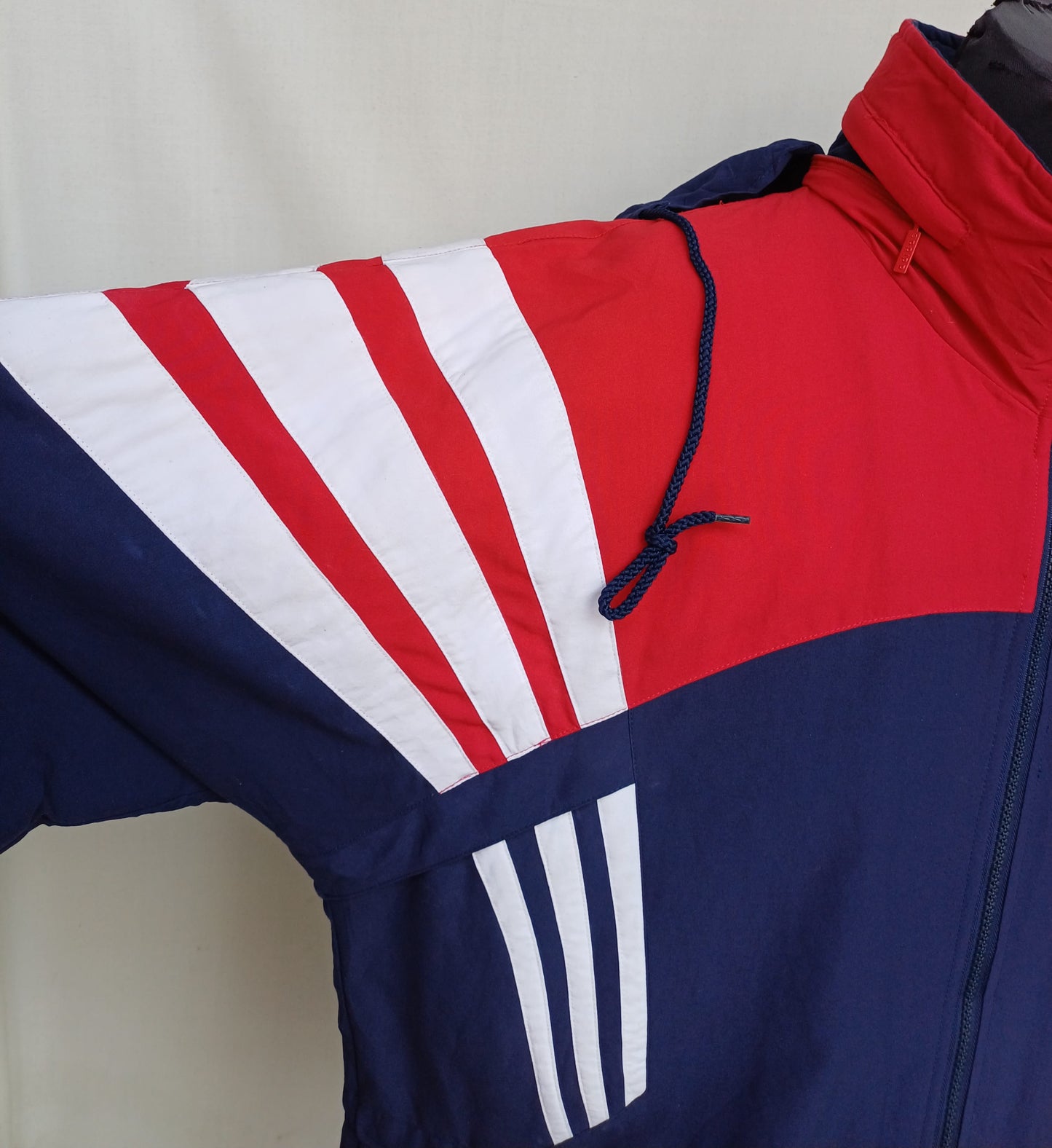 Vintage 90s Adidas Bench Coat Long Padded Jacket Mens M