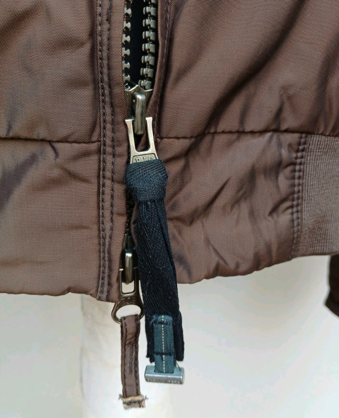 Parajumpers Real Fur Bomber Down Jacket W/Removable Lining Mens M