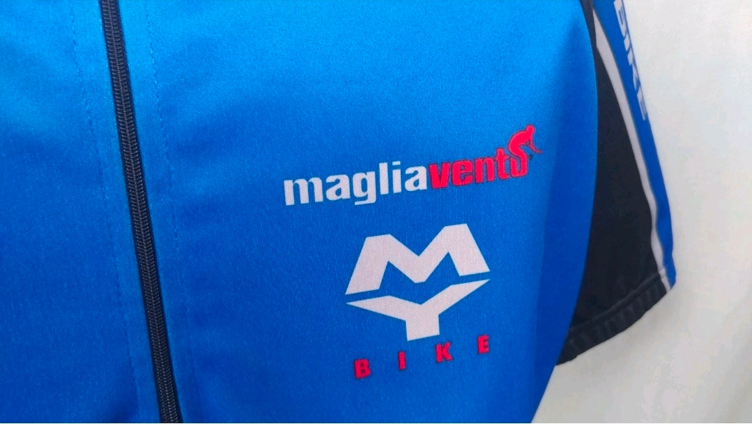 Maglia Vento MyBike Gore Wind Stopper Zip Cycling Jersey Mens 2XL