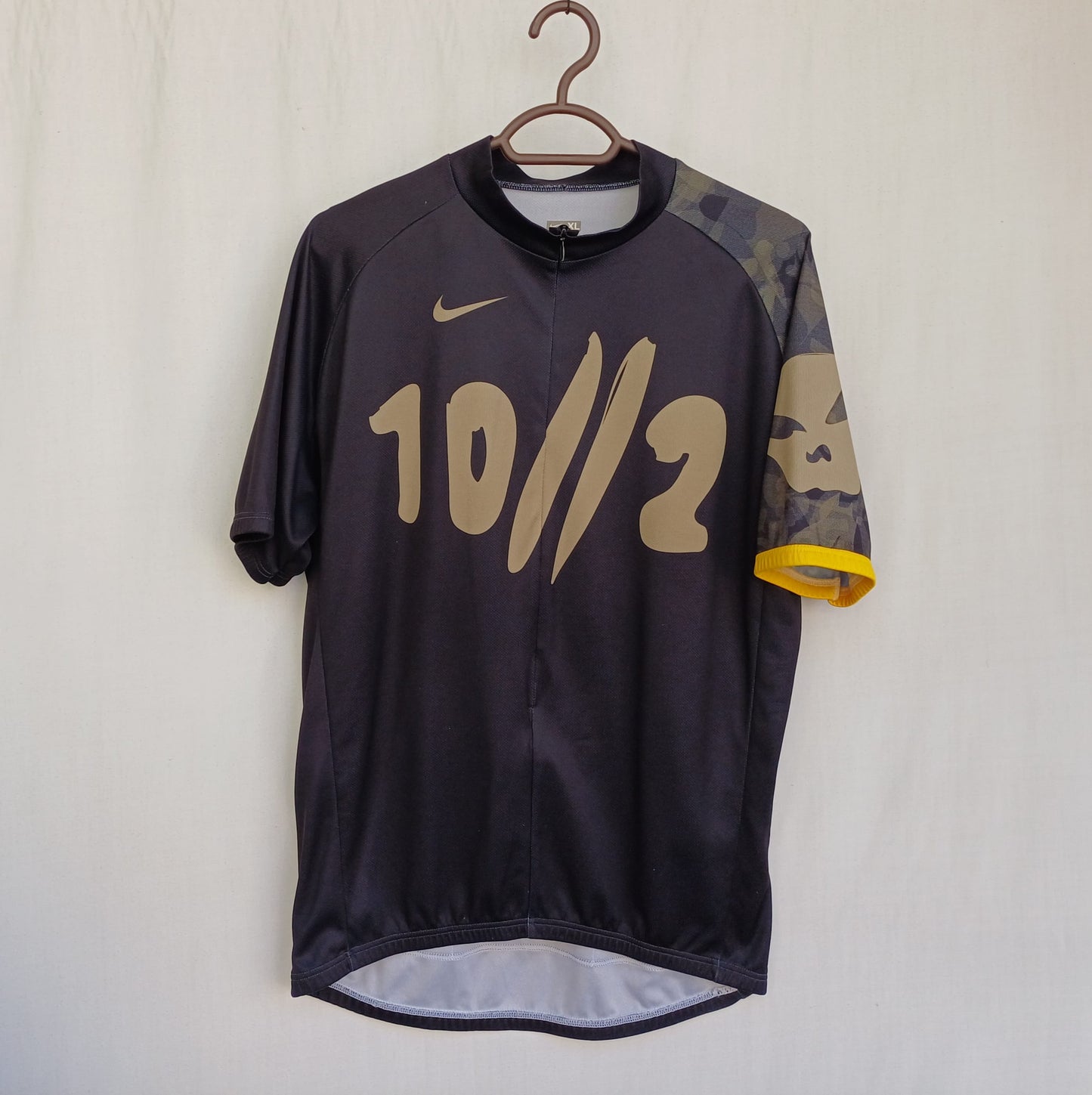 Vintage Nike 10//2 Lance Armstrong Short Sleeve Cycling Jersey Mens XL