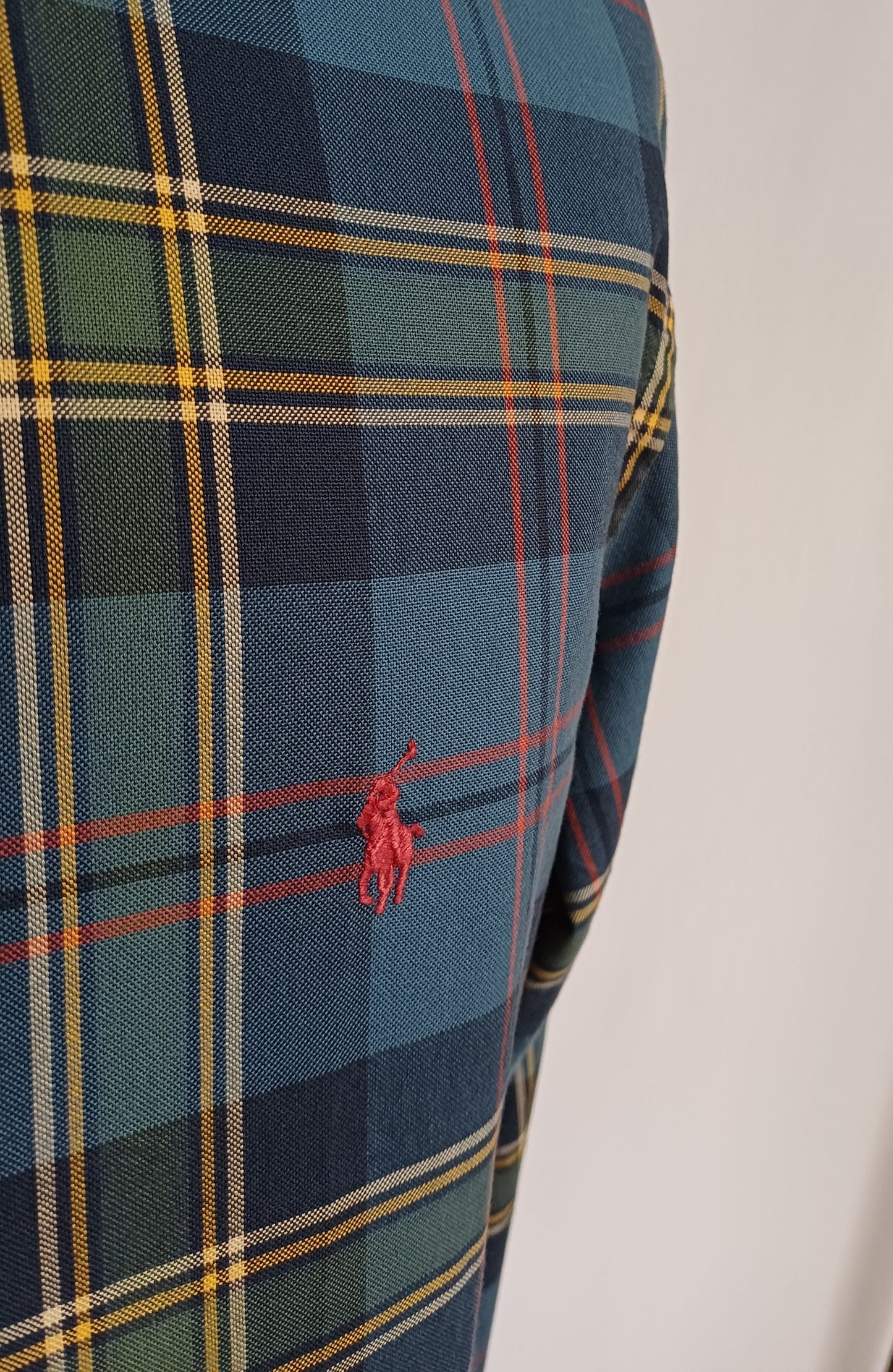 Vintage Polo Ralph Lauren Plaid Button Down Long Sleeve shirt Mens M