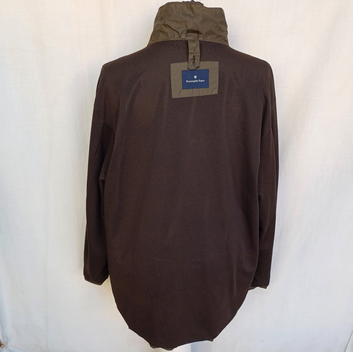 Ermenegildo Zegna Full Zip Military Jacket W/Removable Lining Mens M