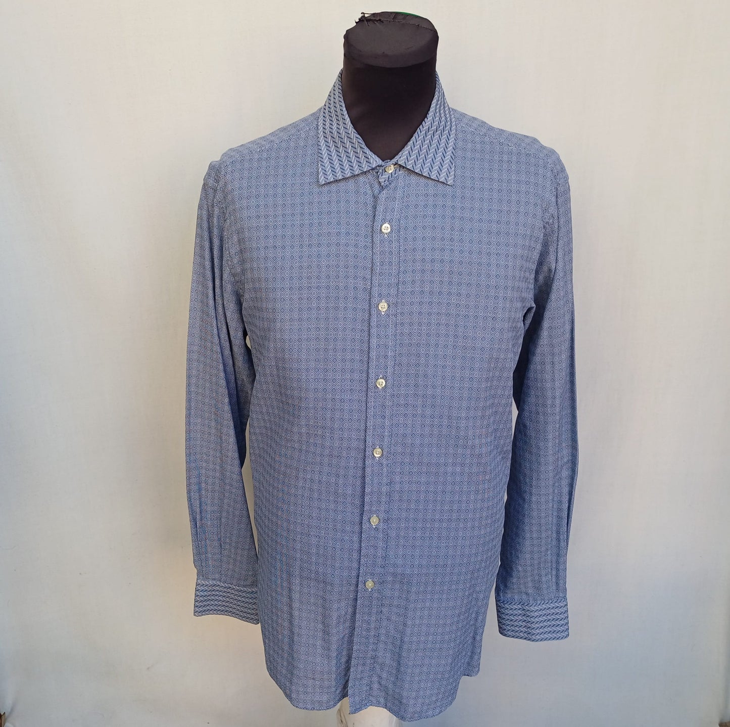 Etro Milano Button-Up Shirt Size 42/Mens L