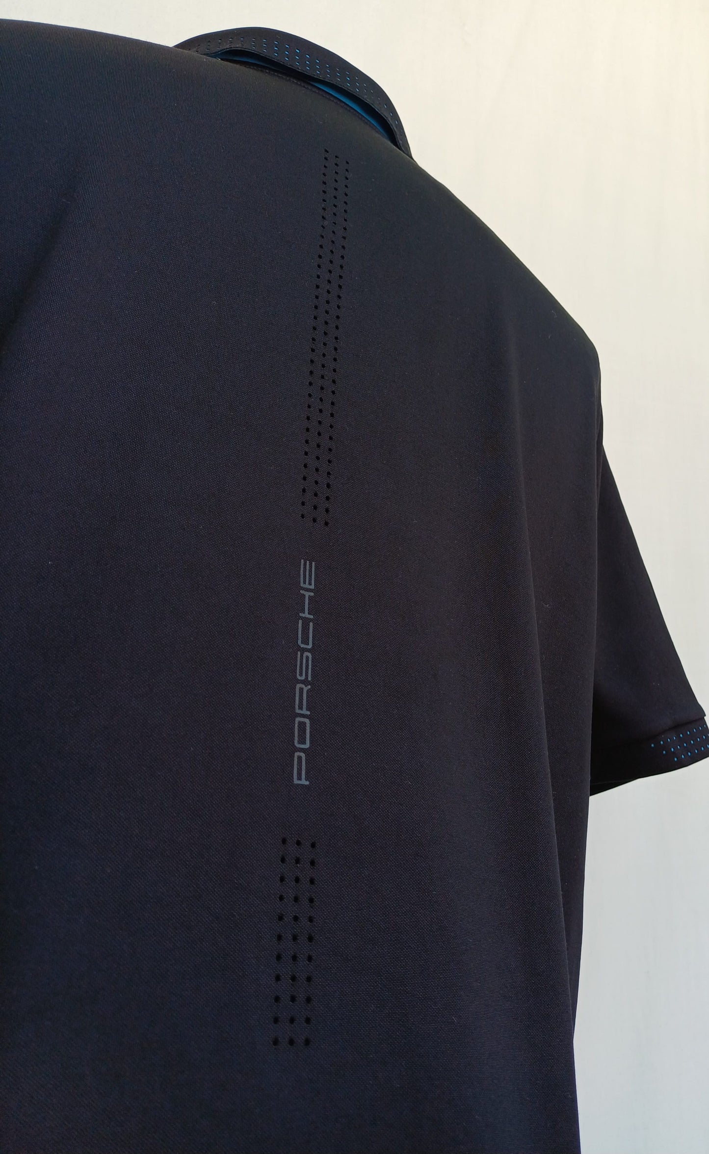 Porsche Taycan Button Polo Shirt Mens L