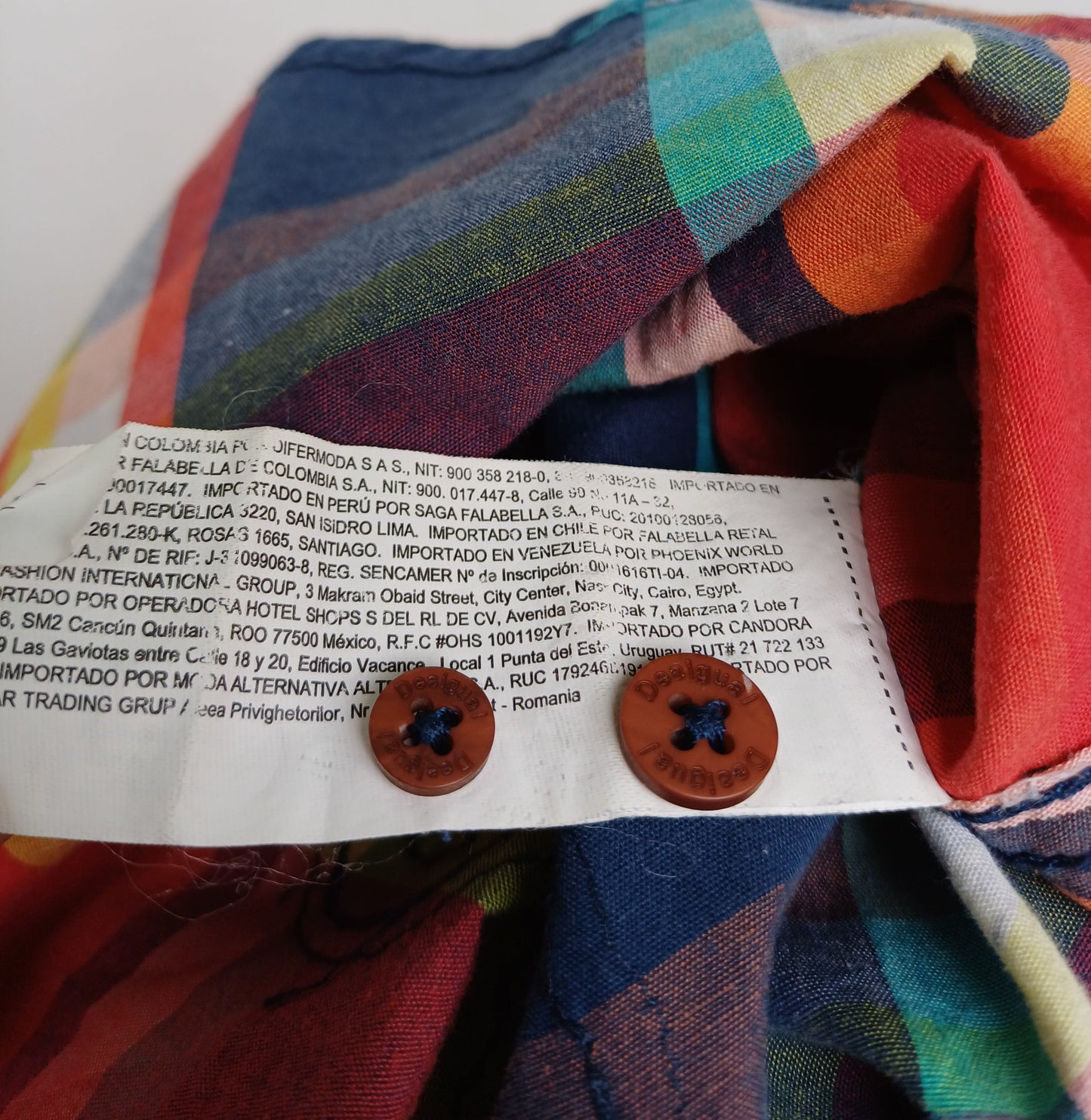 Desigual "Ready To Go" Regular Fit Cotton Button-Up Shirt Mens L