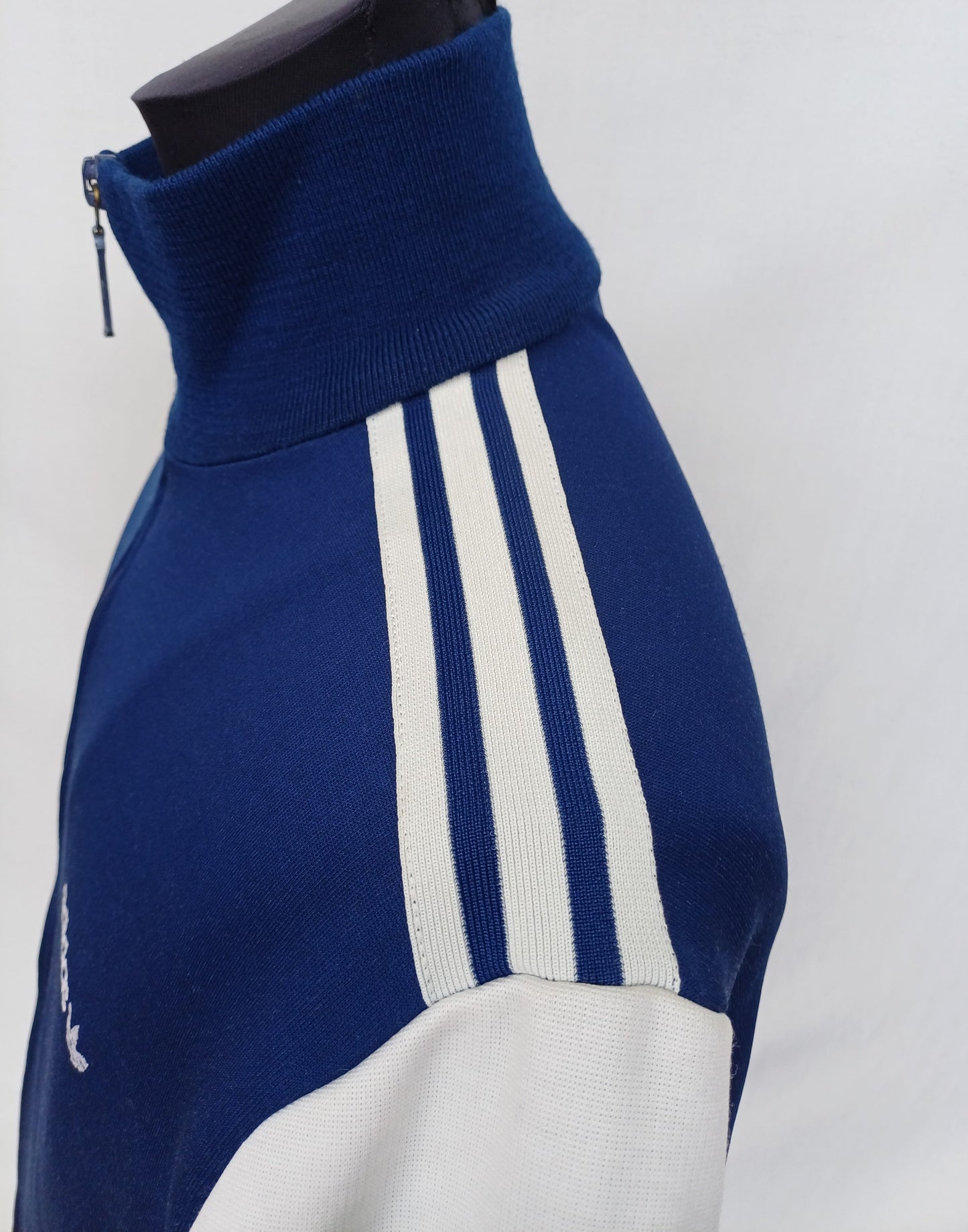 Vintage 90s Adidas Zip Track Top Jacket Striped Mens M