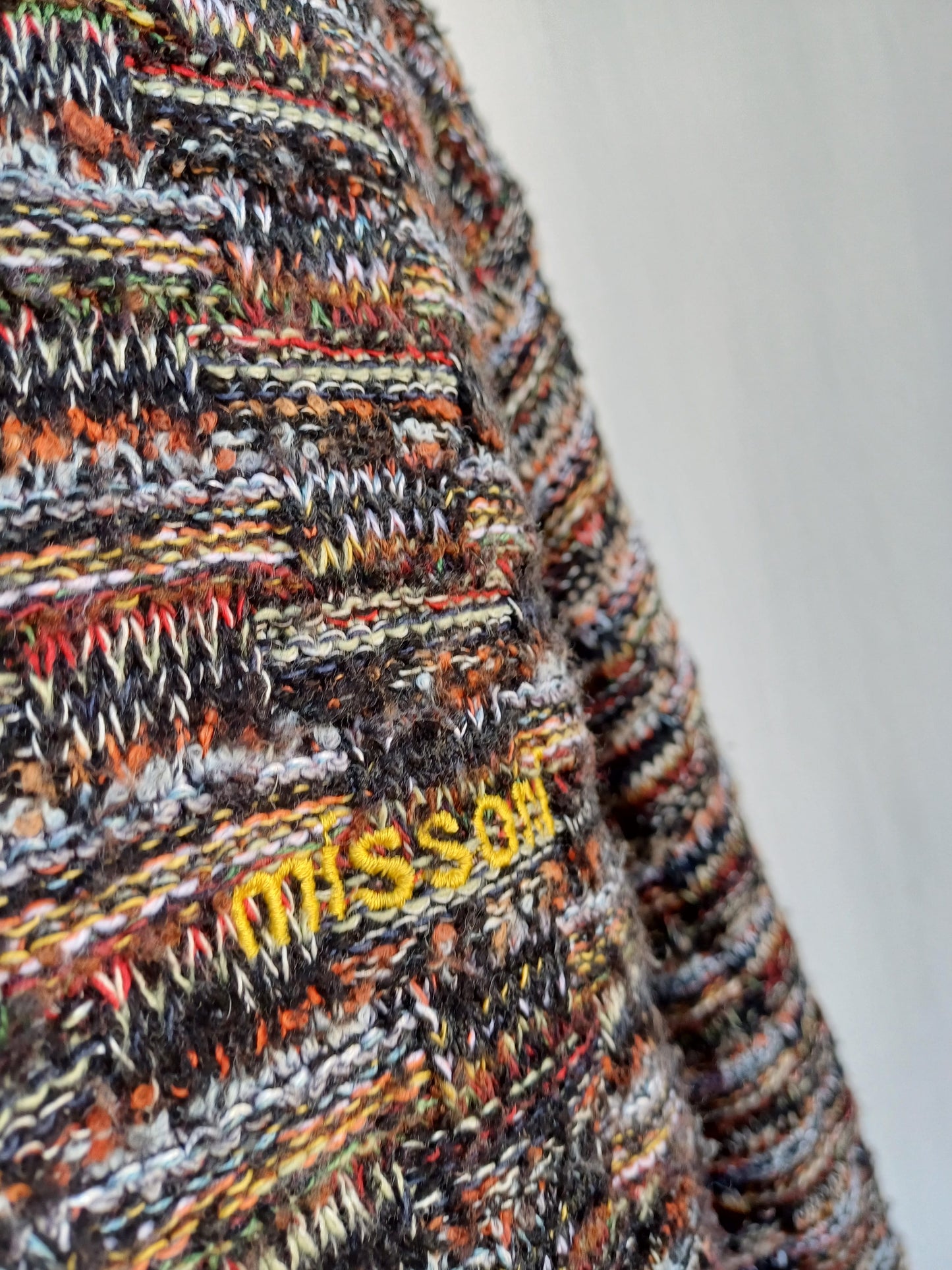 Vintage Missoni Acrylic/Wool Pullover Knit Sweater Mens L Oversized