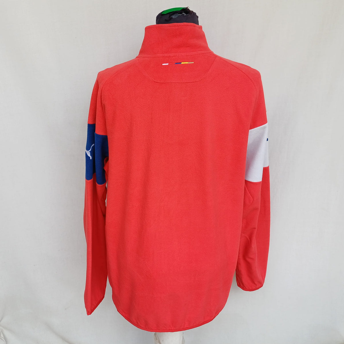 Arsenal 2014/15 Puma 1/4 Zip Fleece Training Top Mens L