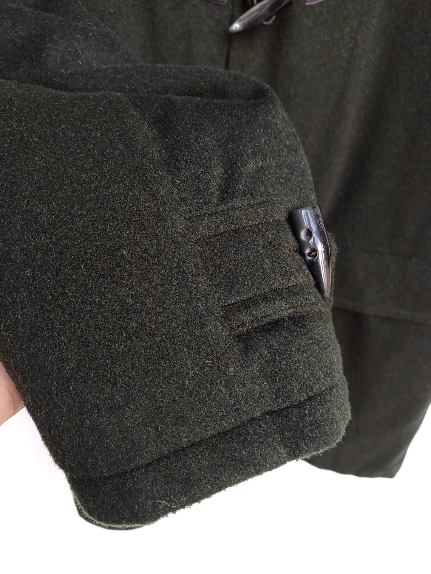 Tiroler Loden Moessmer Mens Wool/Alpaca Duffle Coat Long Overcoat EU 48