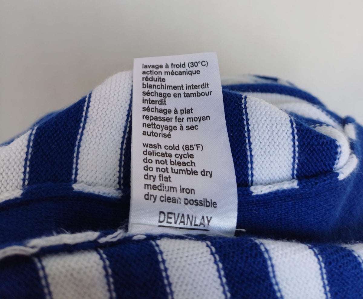 LaCoste Cotton Crew Neck Striped T-Shirt Size 4/Mens M