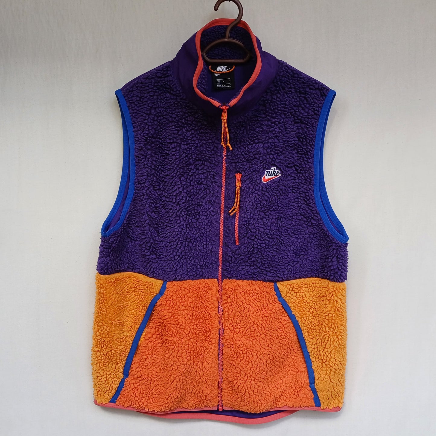 New Without Tags Nike NSW Sherpa Fleece Vest Full Zip Gilet Mens M