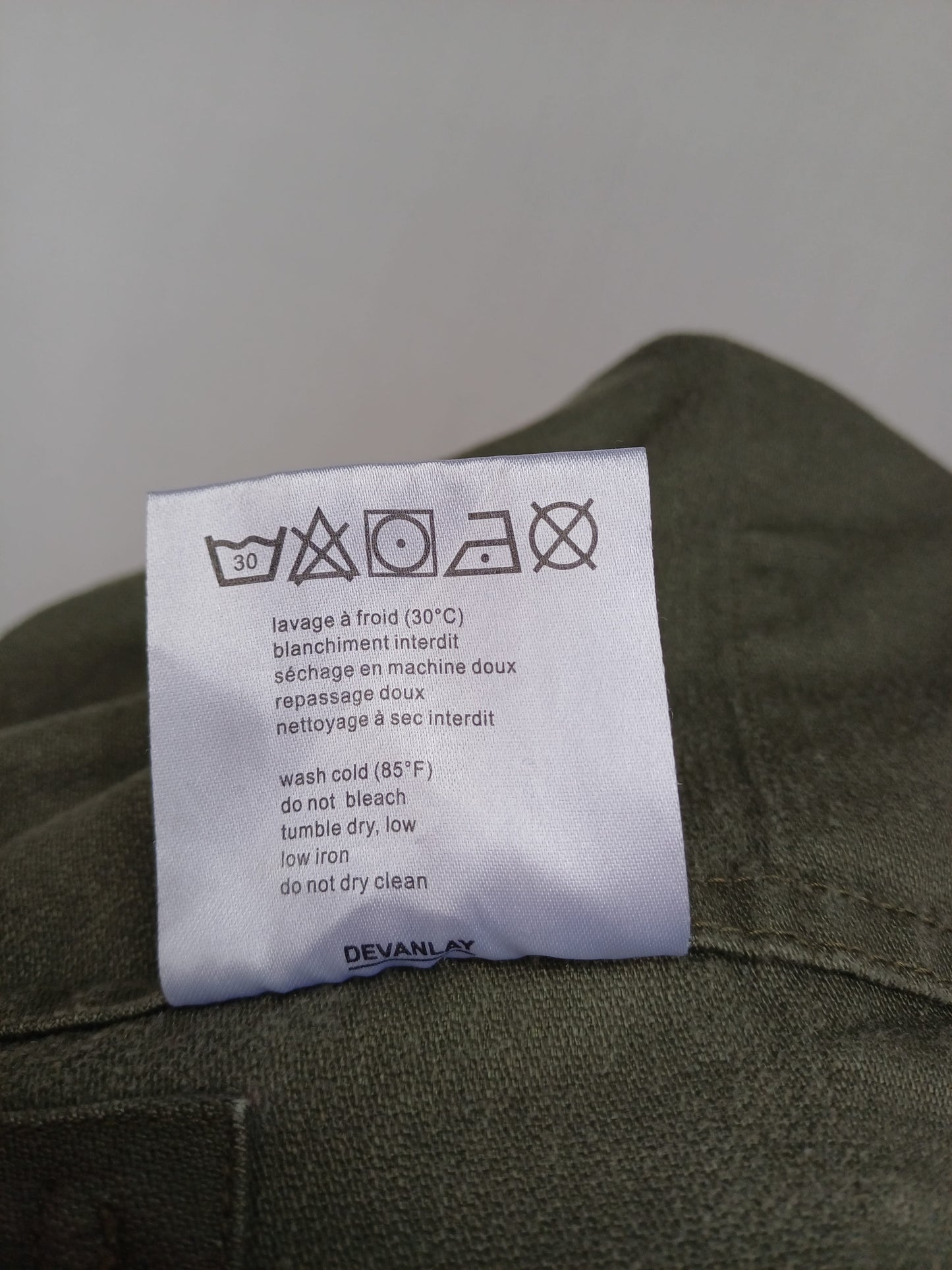 Lacoste Zip/Button Multi-Pockets Field Mens Hooded Jacket EU 50/Mens M/L