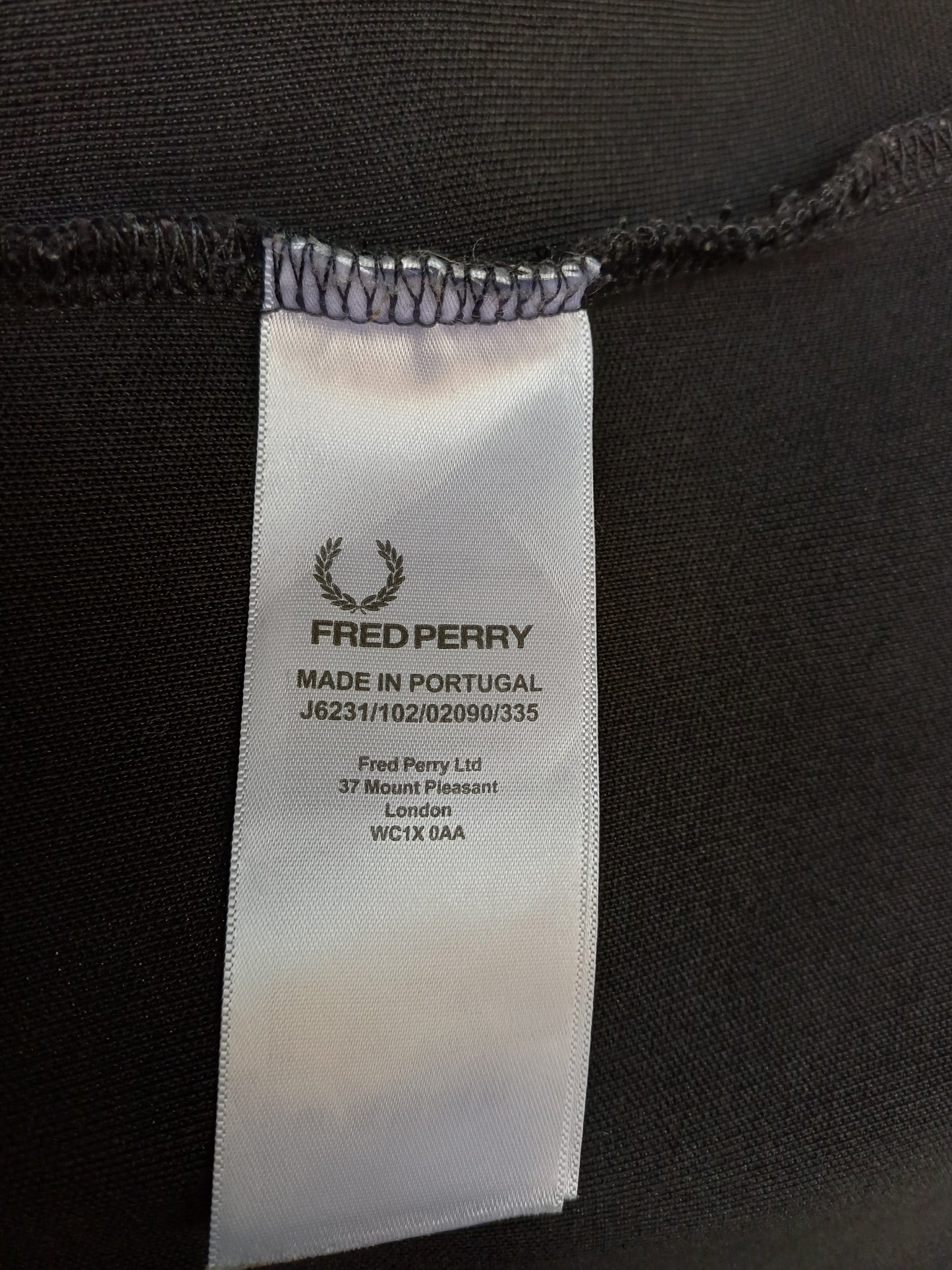 Fred Perry Full Zip Track Top Jacket Mens S
