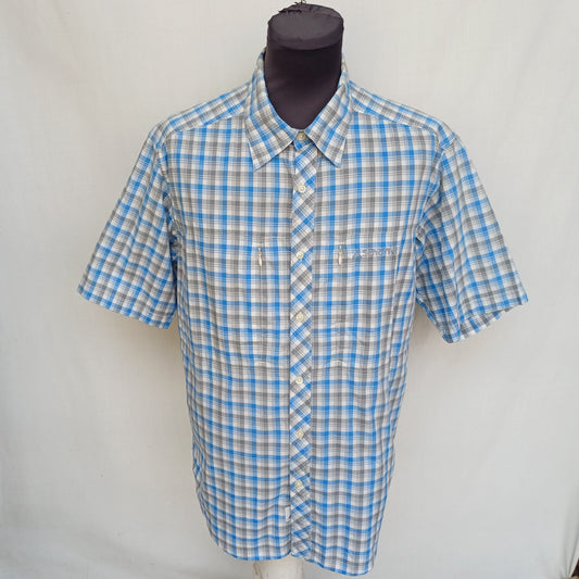 Schoffel Outdoor Check Button-Up Hiking Shirt Mens L