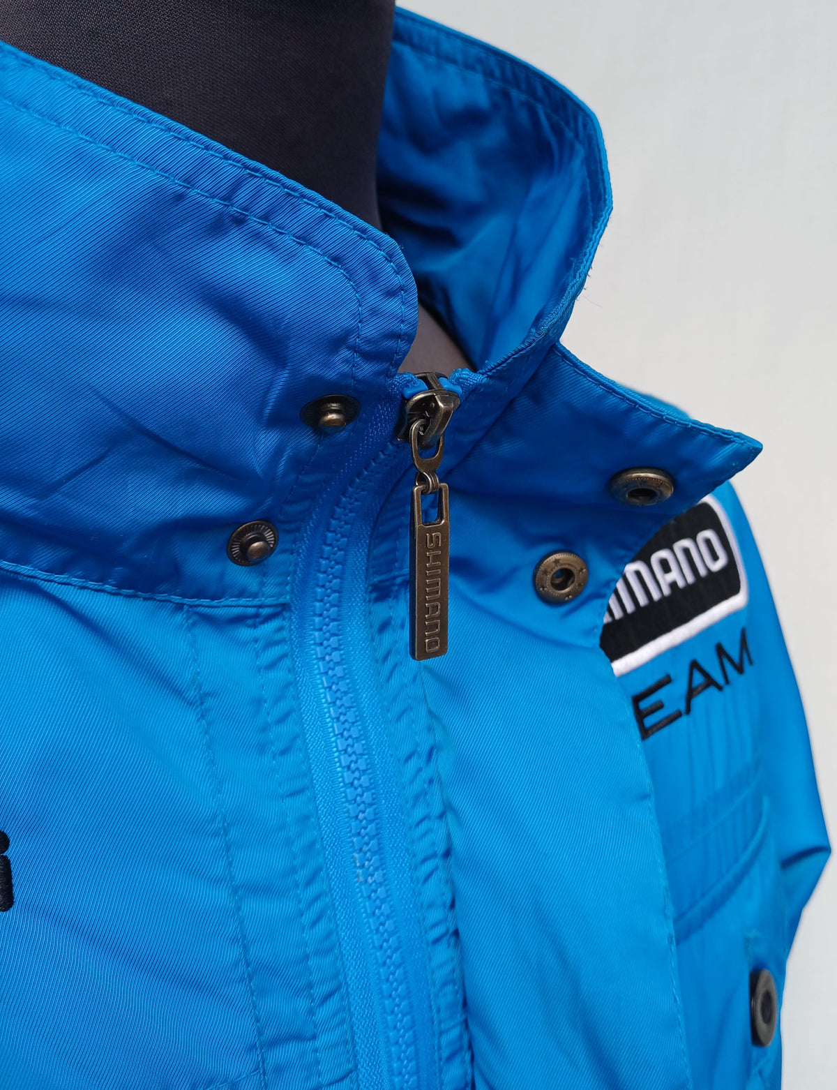 Shimano Team x Pearl Izumi Zip/Snap Nylon Jacket Mens M