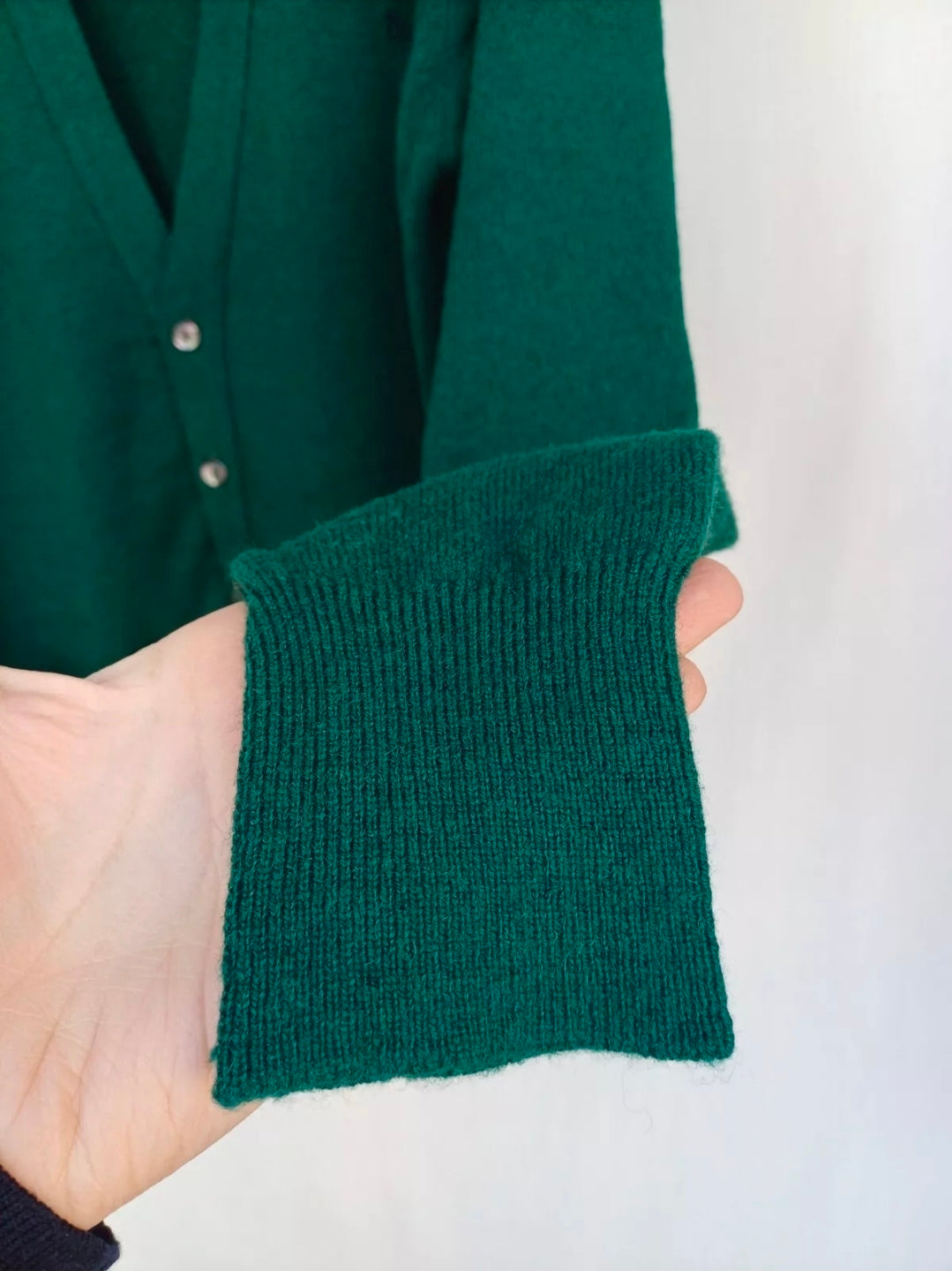 Vintage Burberrys Pure Lambswool Button Cardigan Sweater Mens L