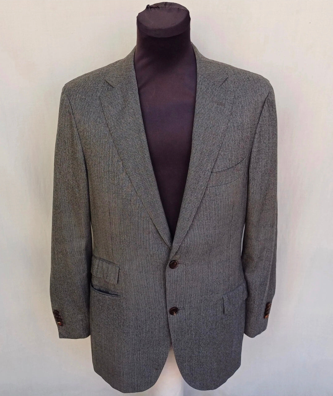 Suitsupply Vitale Barberis Canonico Mens Wool Button Blazer Jacket EU 48/UK 38