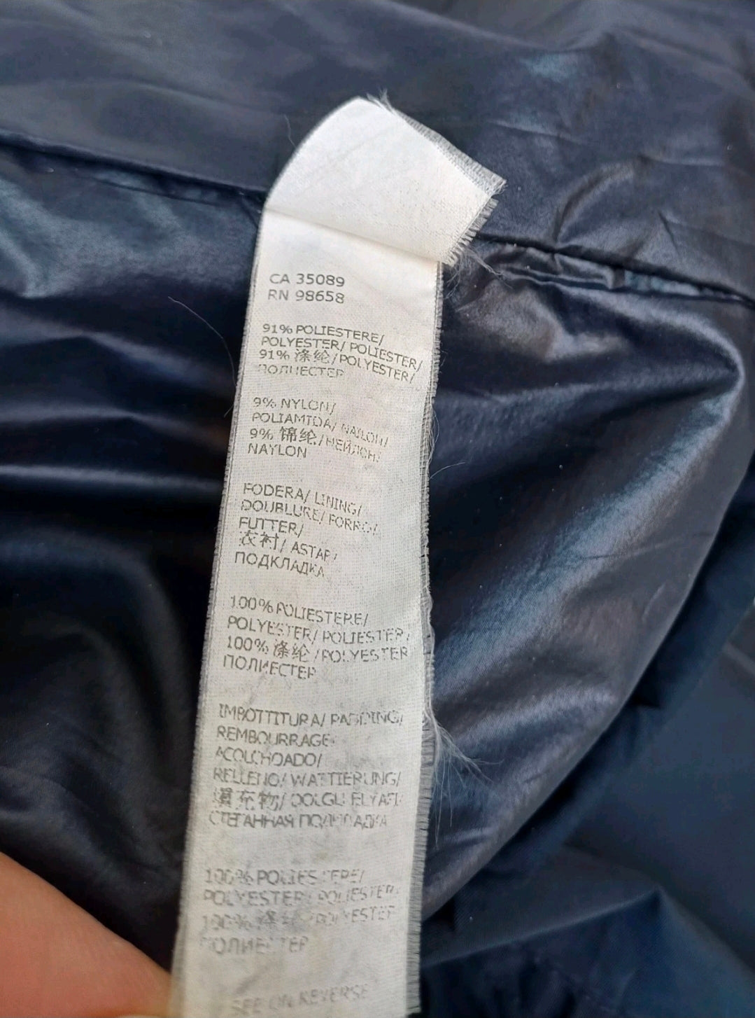 Paul & Shark Double Zipper Multi-Pockets Field Padded Hooded Jacket Mens L