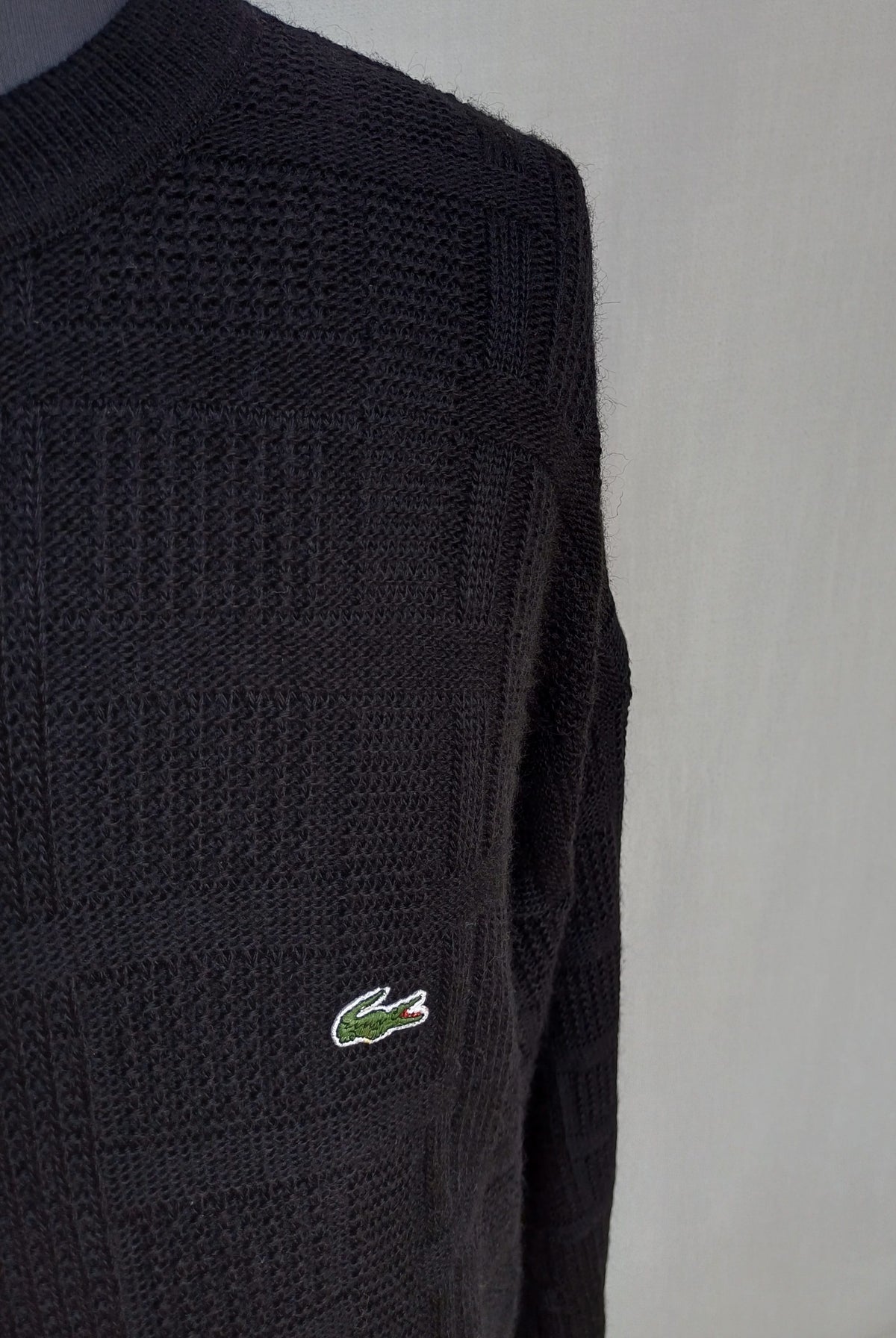 Lacoste Wool/Acrylic Crew Neck Pullover Knit Sweater Size 8/Mens 3XL