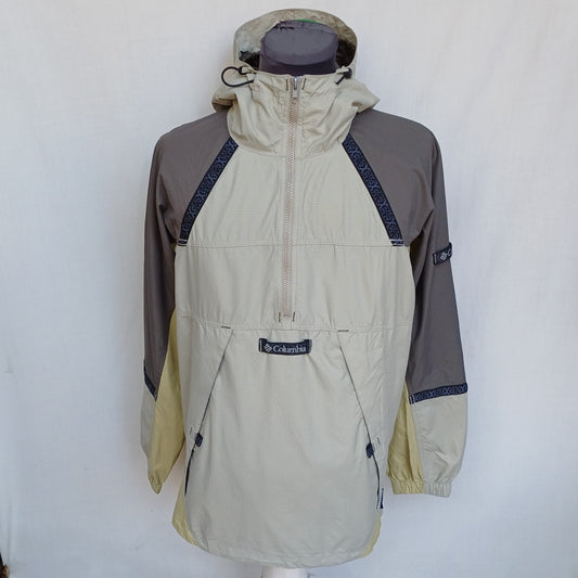 Vintage Columbia Zip Nylon Windbreaker Mens S Fits S/M