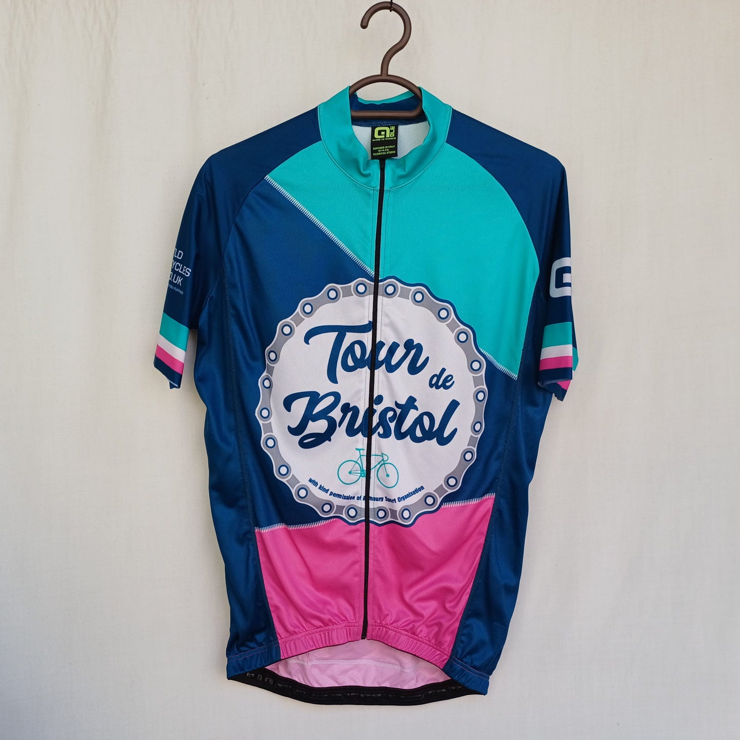 Tour De Bristol Ale Short Sleeve Cycling Jersey Mens M