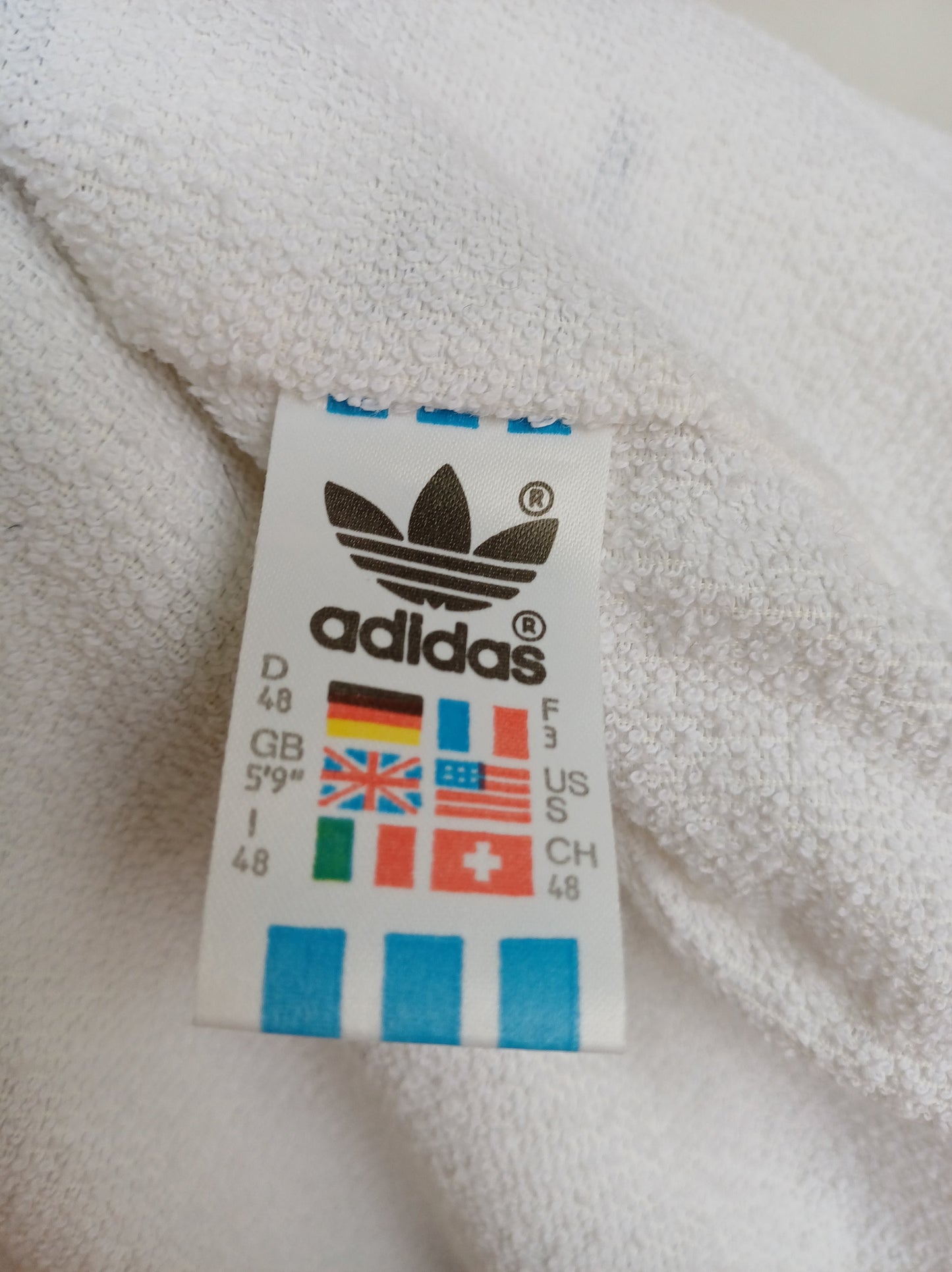 Vintage 80s Adidas Ivan Lendl Zip Track Top Jacket Mens S