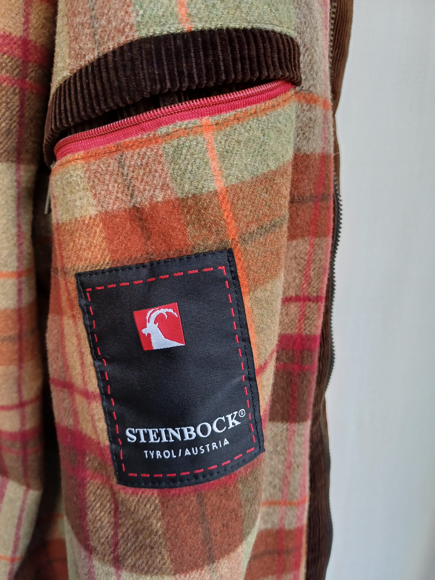Steinbock Tirol Austria Mens Wool/Cashmere Button Coat Overcoat EU 54/US 44