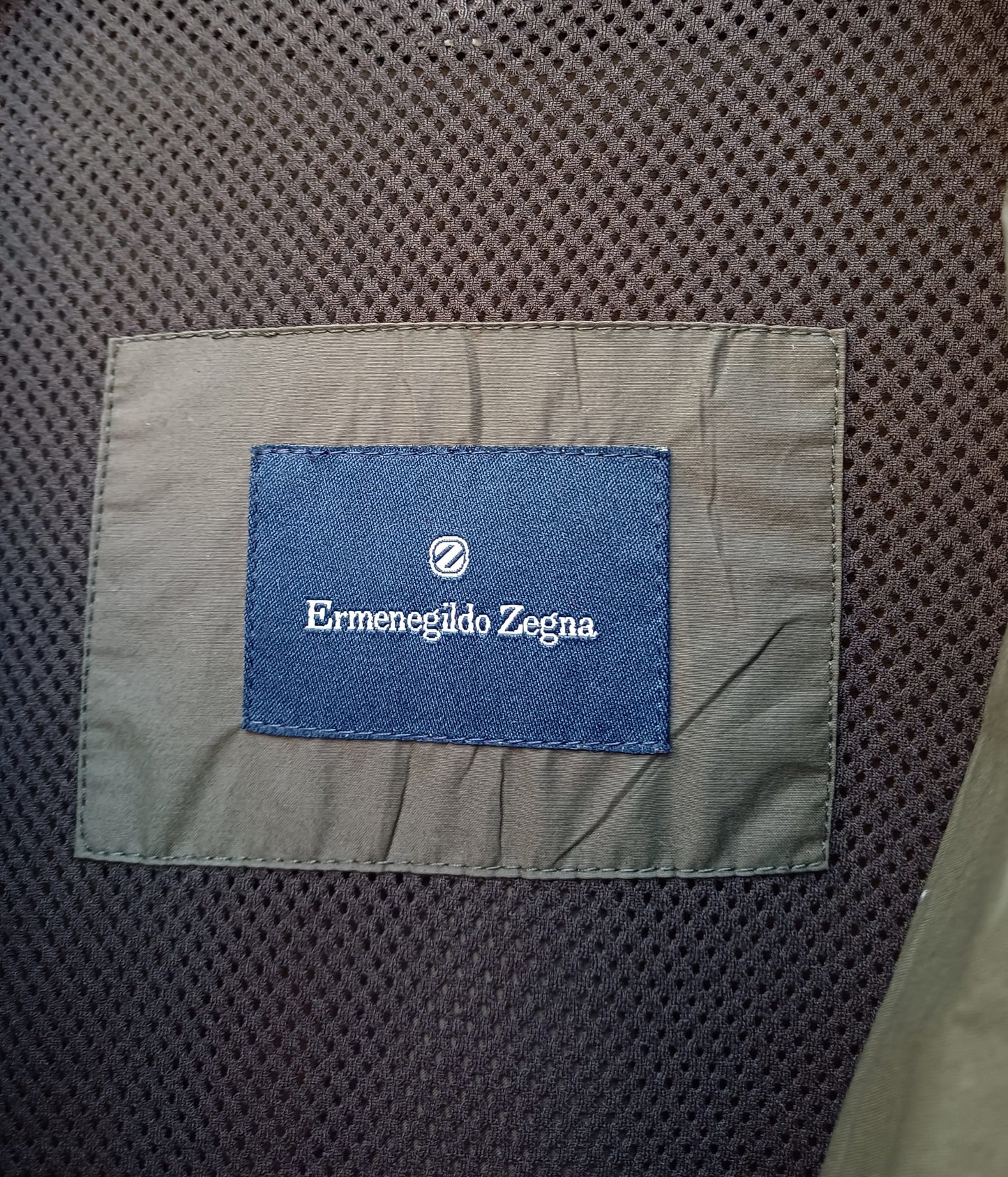 Ermenegildo Zegna Full Zip Military Jacket W/Removable Lining Mens M