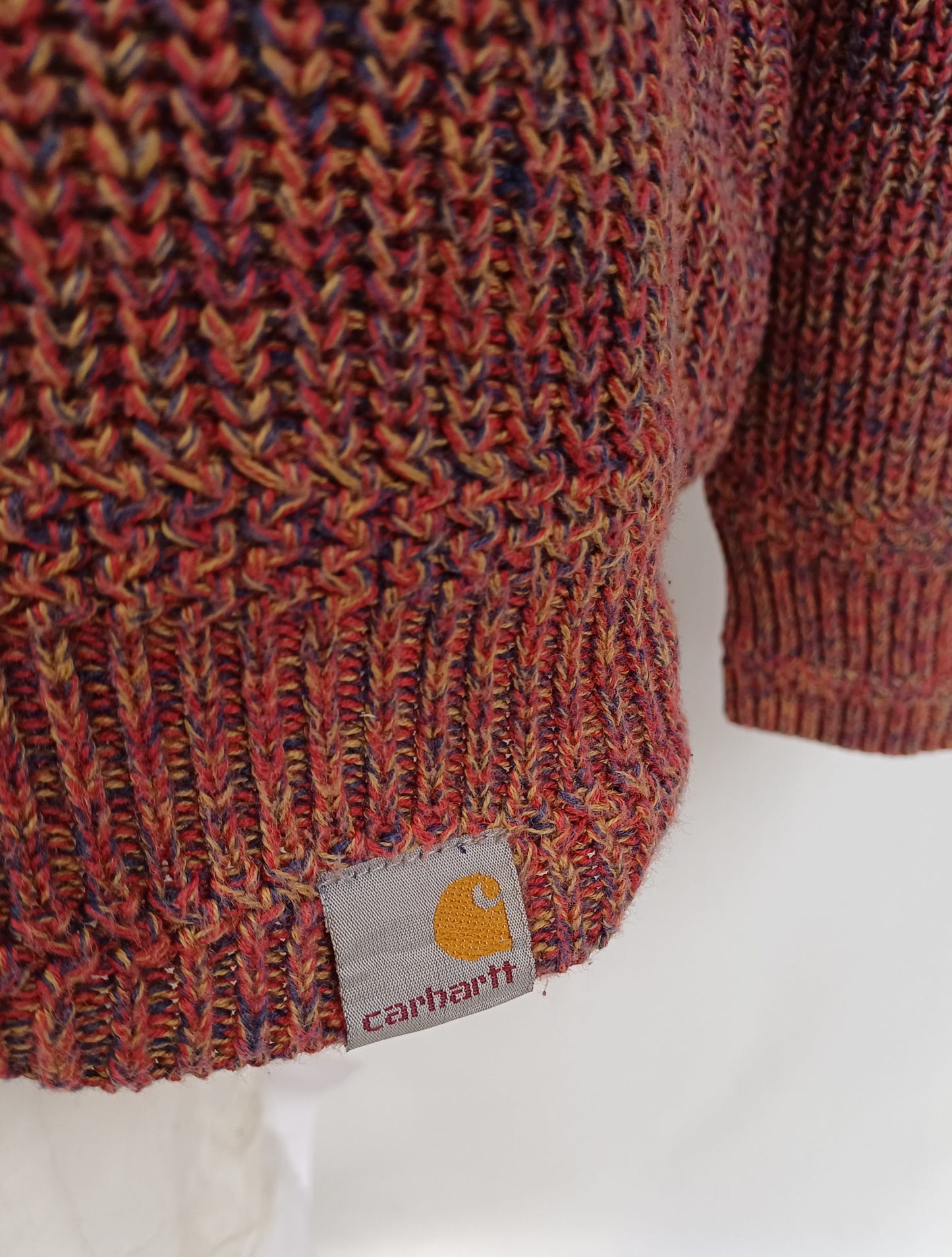 Carhartt WIP Fisher Cotton Crew Neck Sweater Mens S