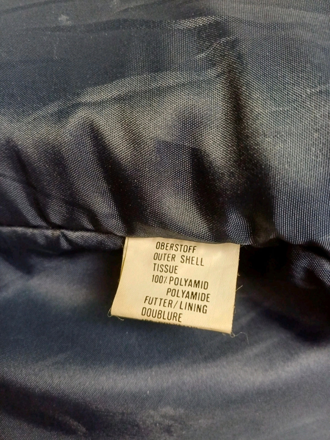 Vintage 80s Hummel Bench Coat Long Padded Jacket Size 42/Mens L