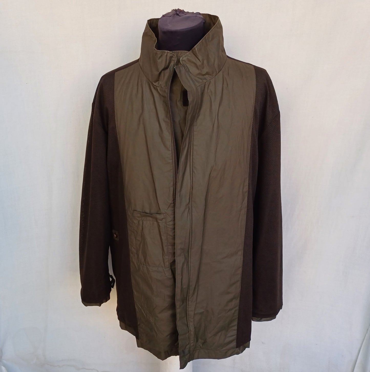 Ermenegildo Zegna Full Zip Military Jacket W/Removable Lining Mens M