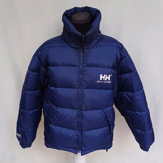 Vintage 90s Helly Hansen Full Zip Reversible Down Puffer Jacket Mens M