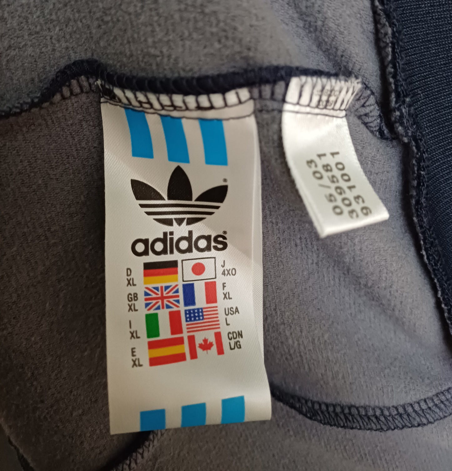 Vintage 2003 Adidas Zip Track Top Jacket Mens XL