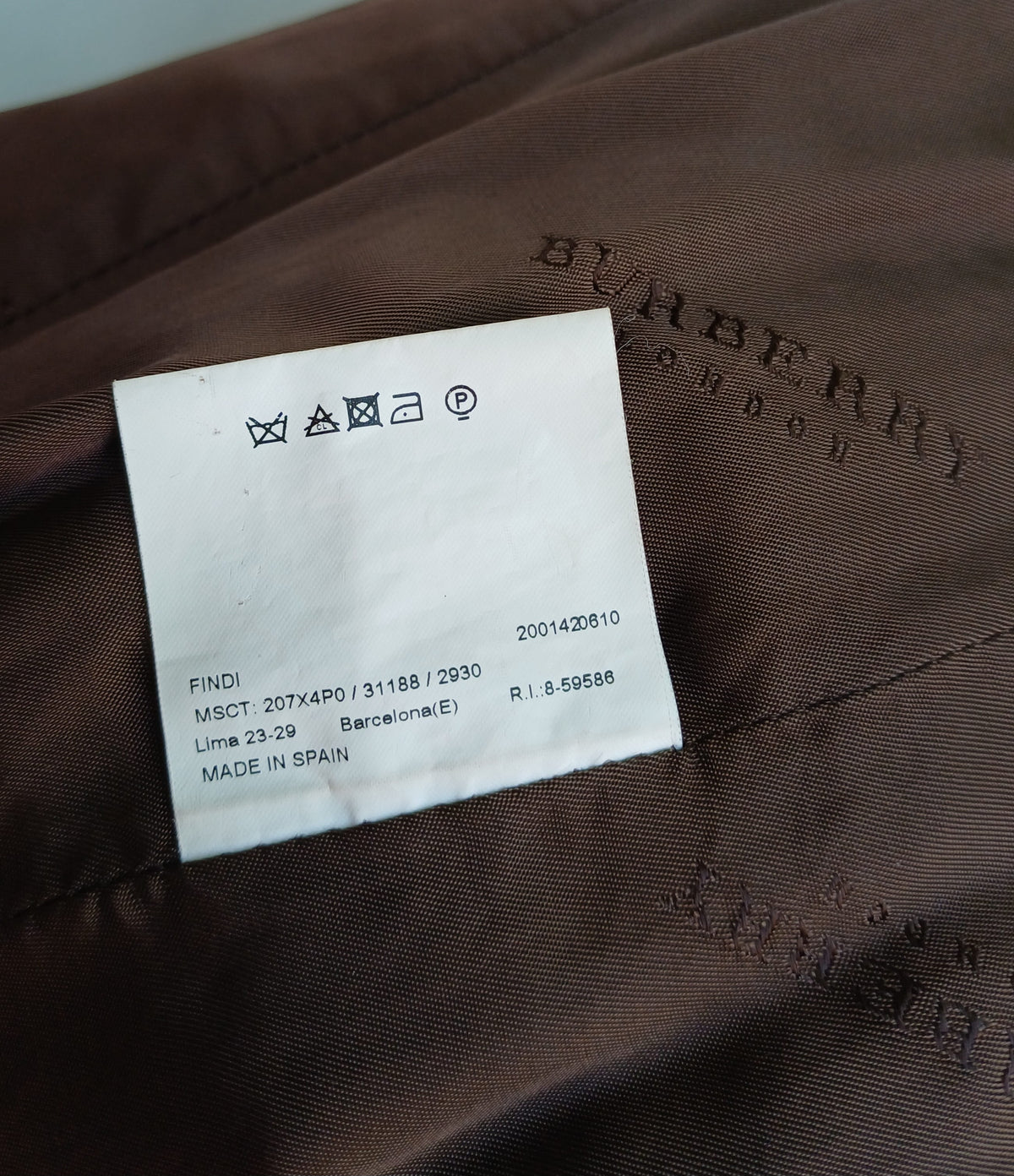 New Without Tags Burberry London Womens 3/4 Sleeve Shiny Jacket Size 44/Large