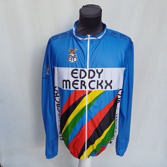 Vintage Eddy Merckx Rhoa-Sport Gamex Full Zip Cycling Jacket Mens 3XL