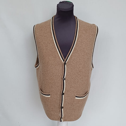 Vintage GAP Pure Lambswool Button Cardigan Sweater Mens M